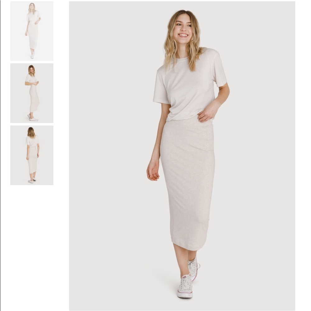 Kit and Ace seaside long and lean pencil skirt 2